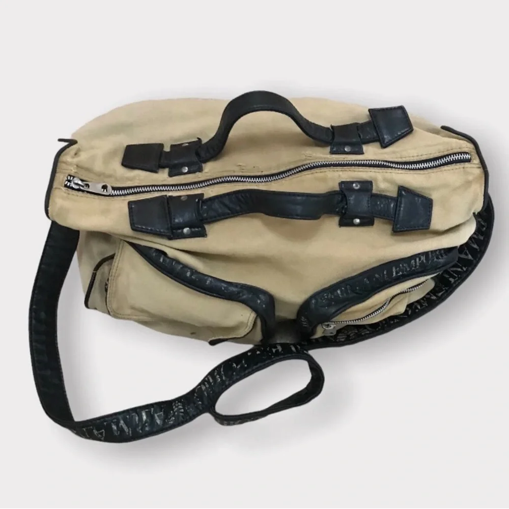 Emporio Armani Light Brown Messenger Bag, OS